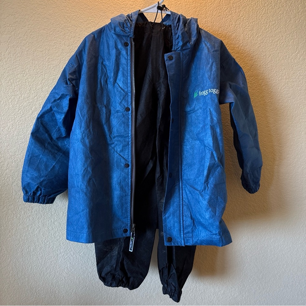 FROGG TOGGS Youth Polly Woggs 100% polyurethane, jacket and pants set - Kids S